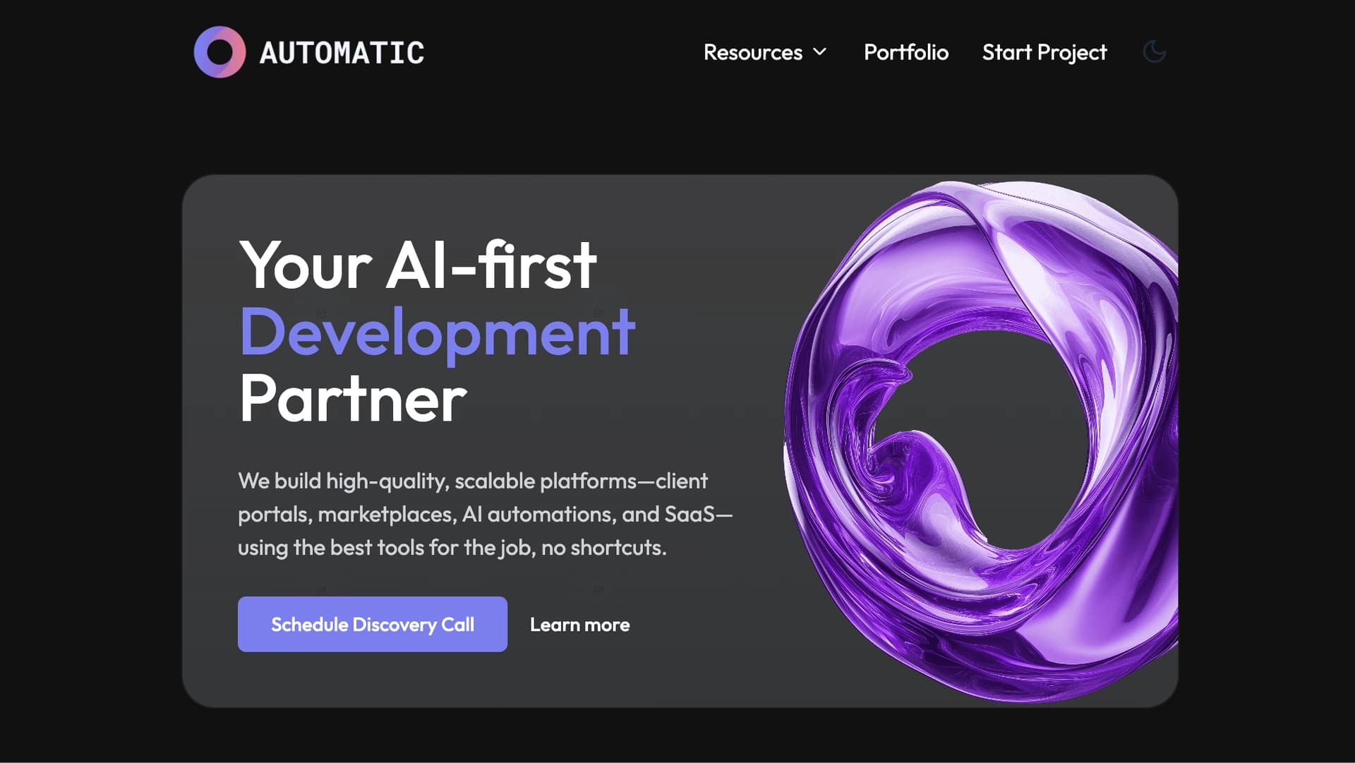 Automatic Development
