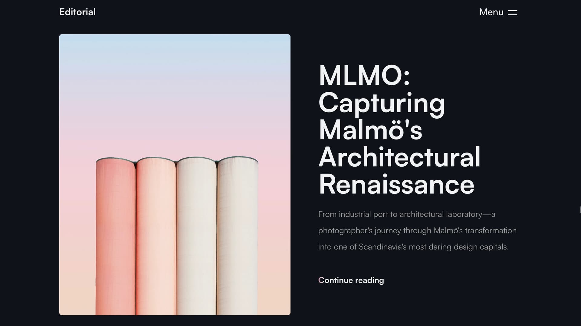 Editorial: Modern Design & Living