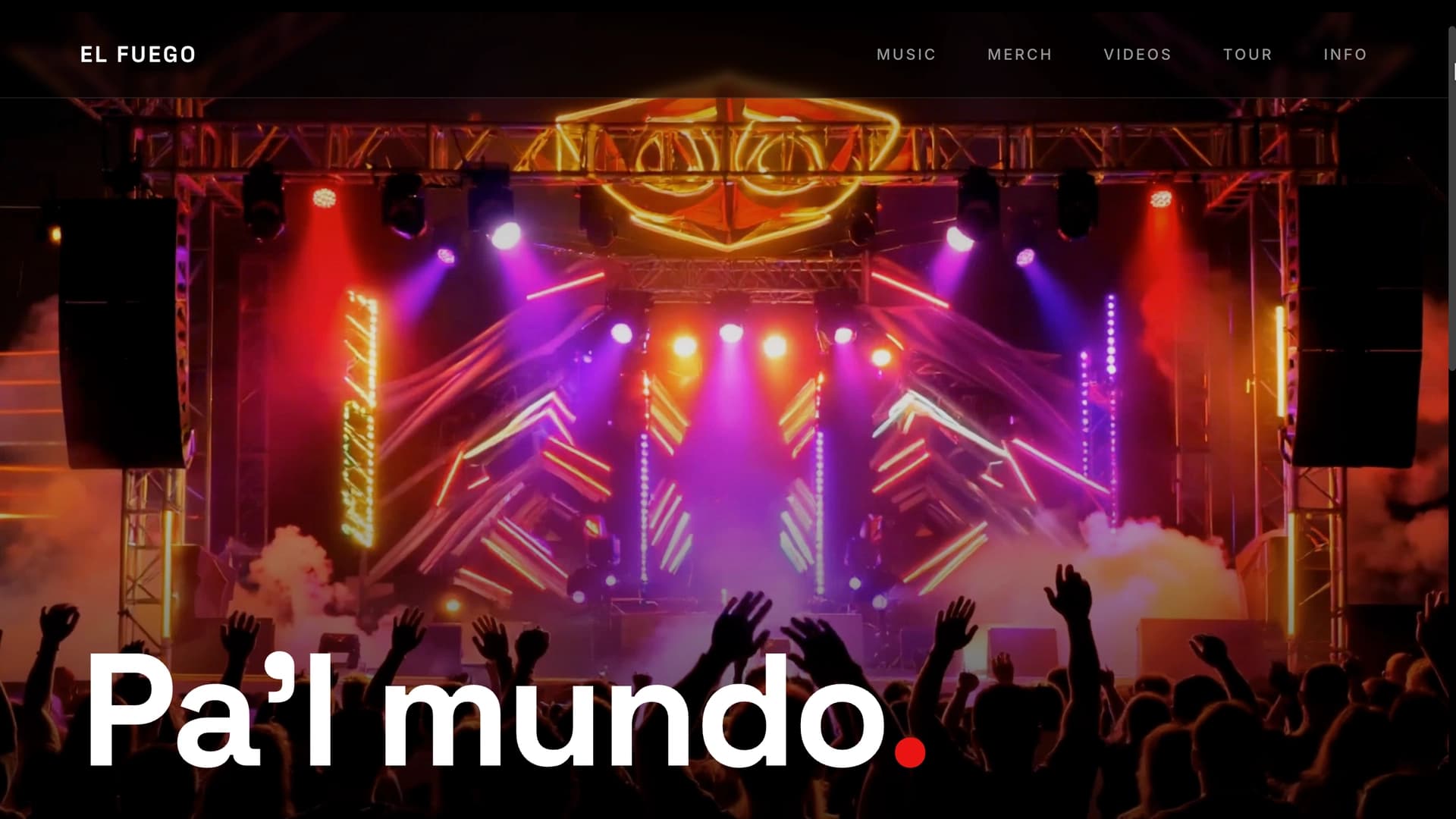EL FUEGO Music Site