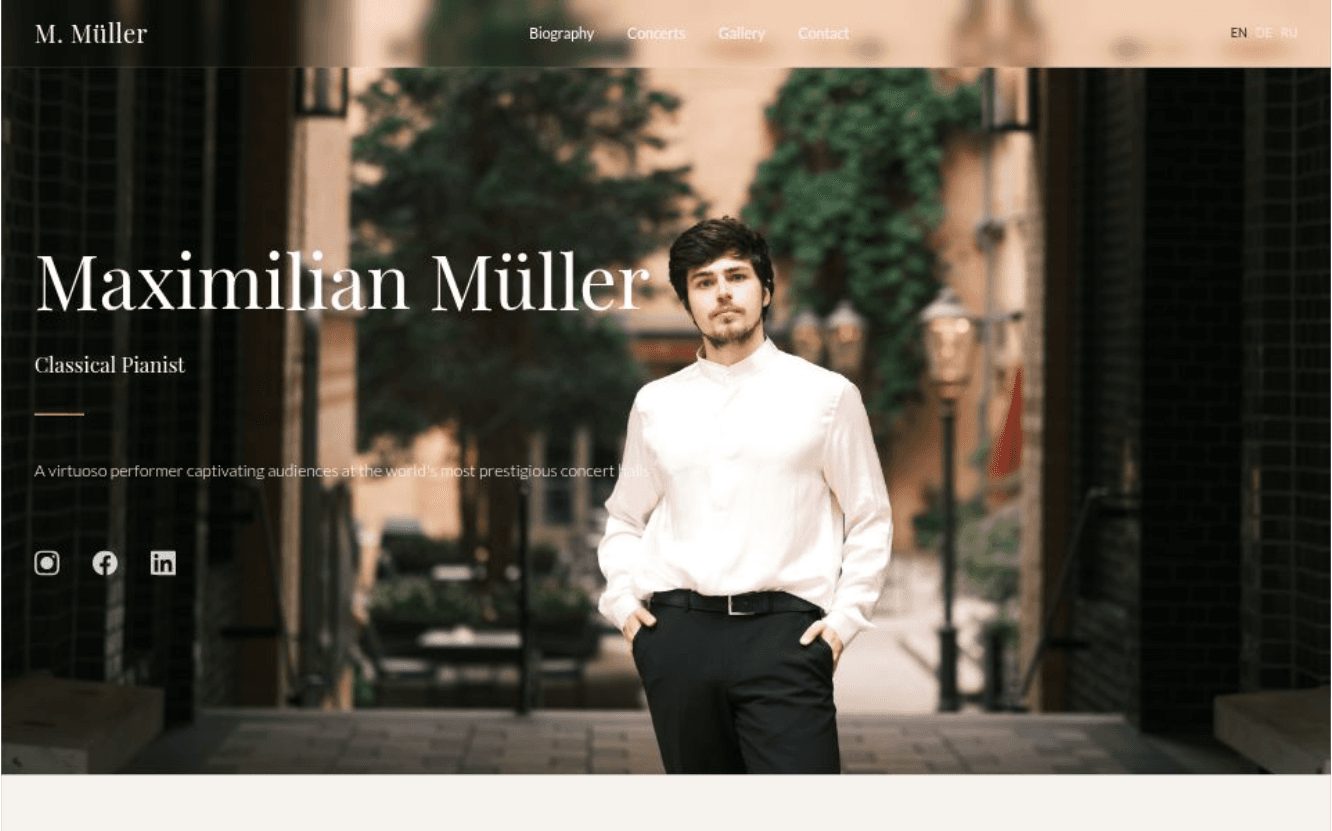 Maximilian Müller Pianist