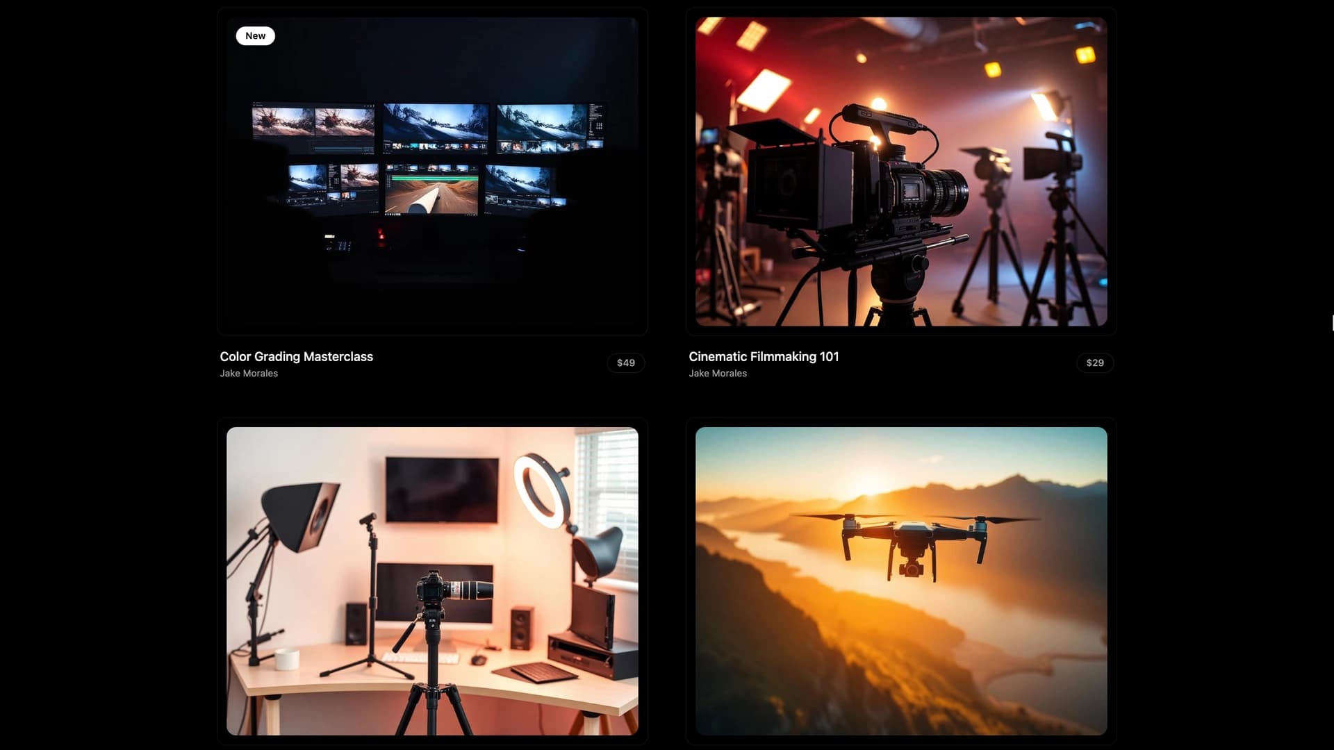 Jake Morales' Film Courses
