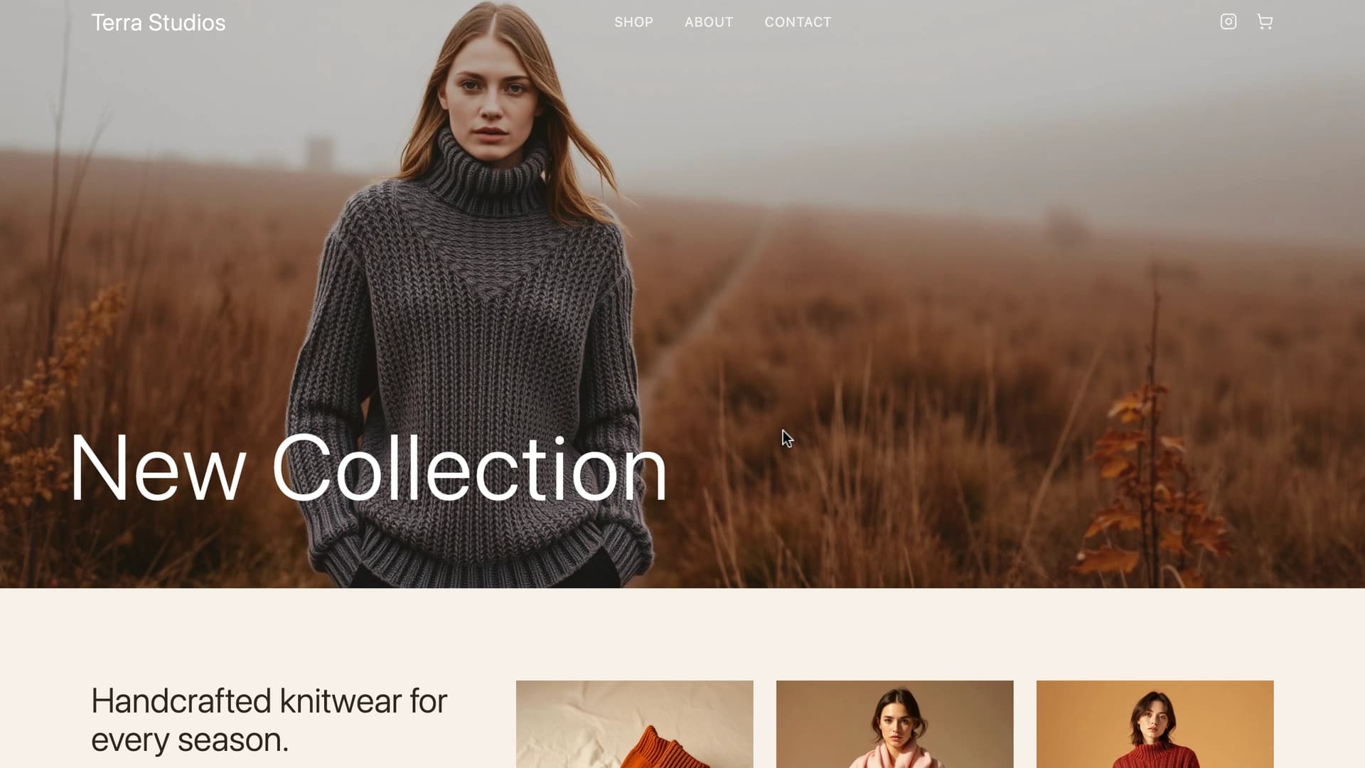 Terra Studios Handcrafted Knitwear